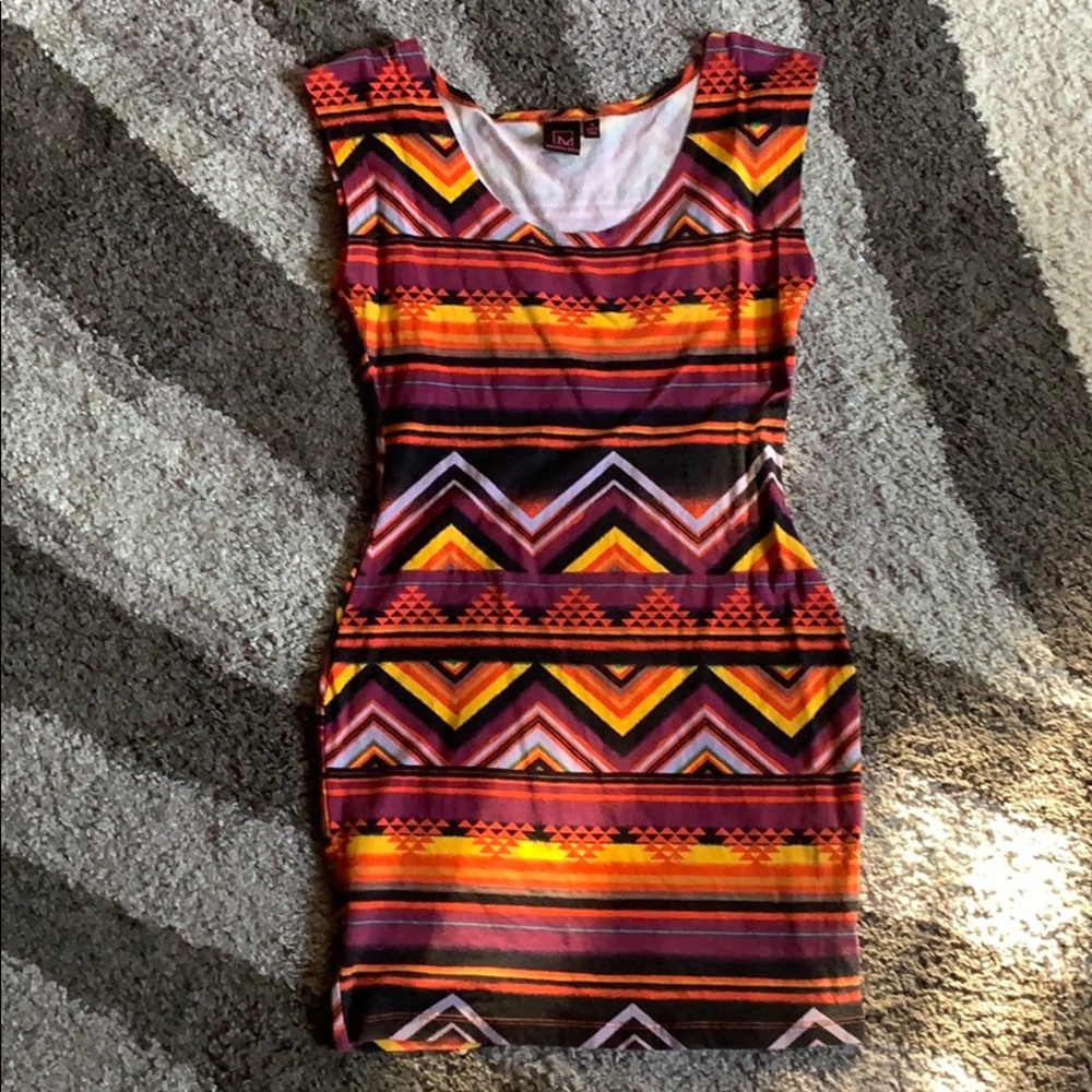 Multi Pattern Dress